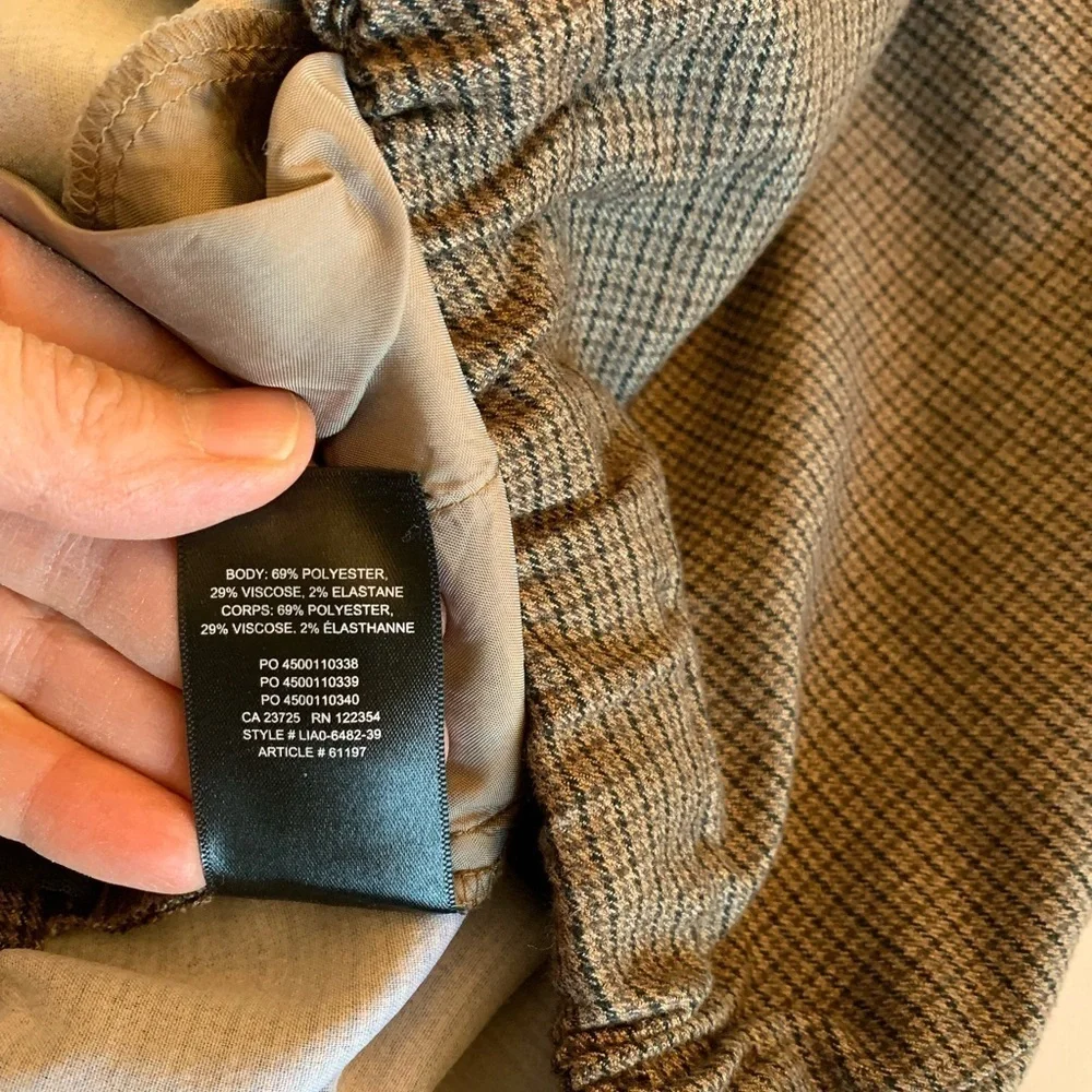 The Group by Babaton Jimmy Oversized bristle clay straight leg pants Sz  S NWOT - Picture 10 of 14